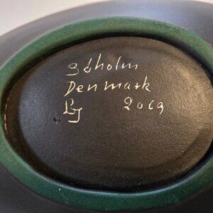 Soholm Burgundia Holm Sorensen Ceramic Charger Denmark